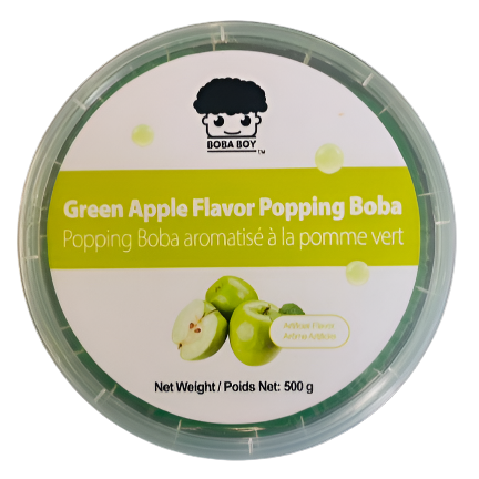 "Boba Boy" Green Apple Popping Boba [500g]