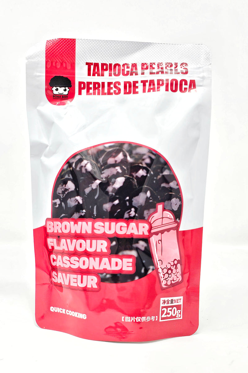 Boba Boy Quick Cooking Tapioca Brown Sugar Flavour 250g boba boy quick cooking tapioca brown sugar flavour 250g