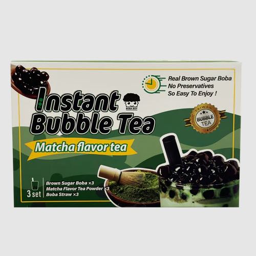 Instant Bubble Tea - Matcha Latte Flavor 抹茶奶茶組合