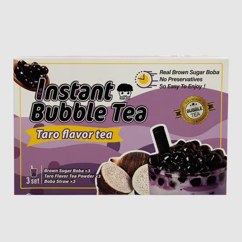 Instant Bubble Tea - Taro Latte Flavor 芋頭奶茶組合