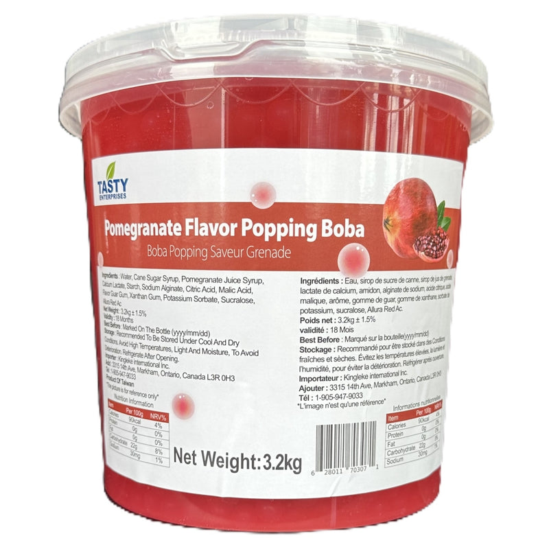 "Tasty" Pomegranate Popping Boba "Tasty" 石榴爆爆珠 [3.2kg]