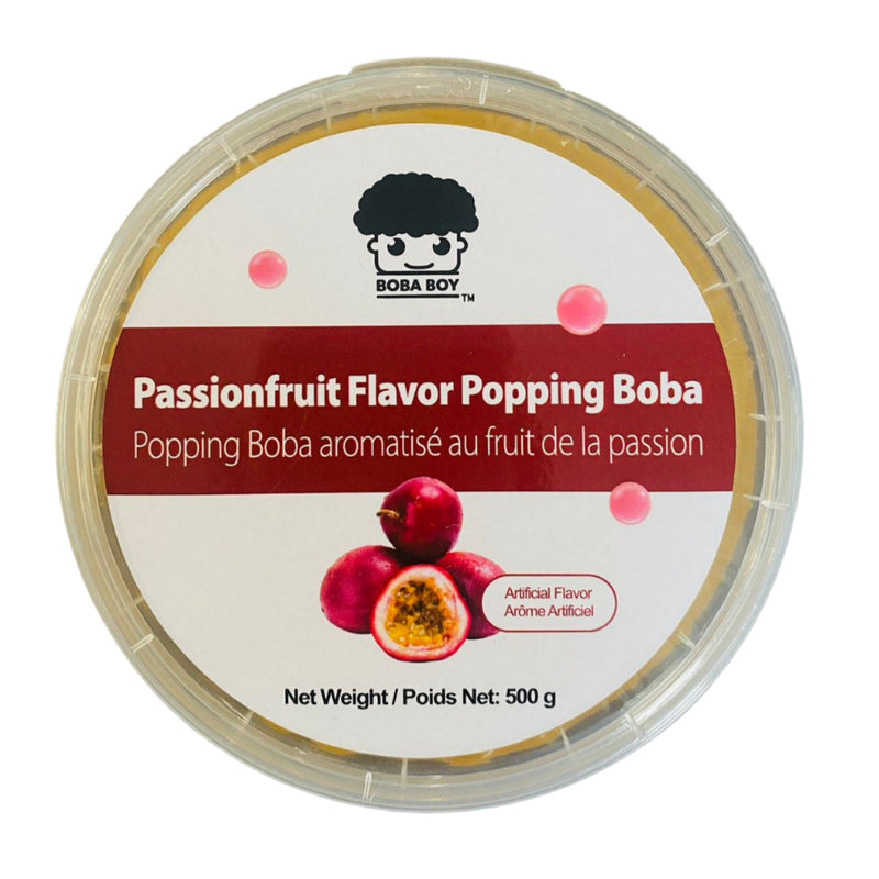 "Boba Boy" Passion Fruit Popping Boba [500g]