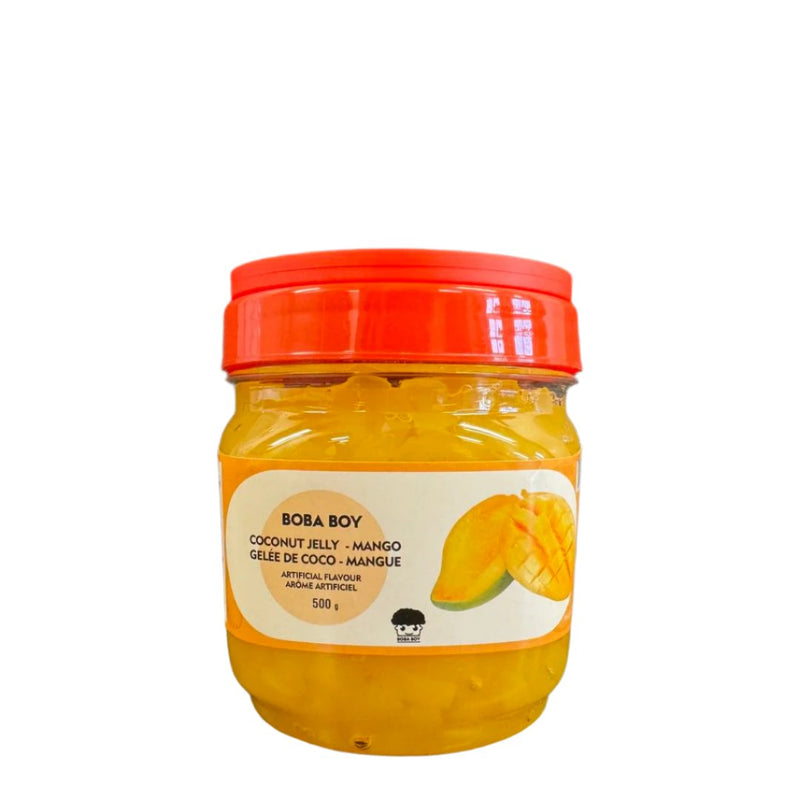 "Boba Boy" Coconut Jelly - Mango (500g)