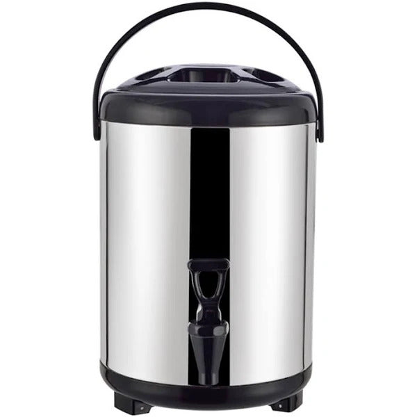 Tea Thermal Bucket - Black 8L [Stainless Steel] 日式不鏽鋼保溫桶-黑色8L [1pc]