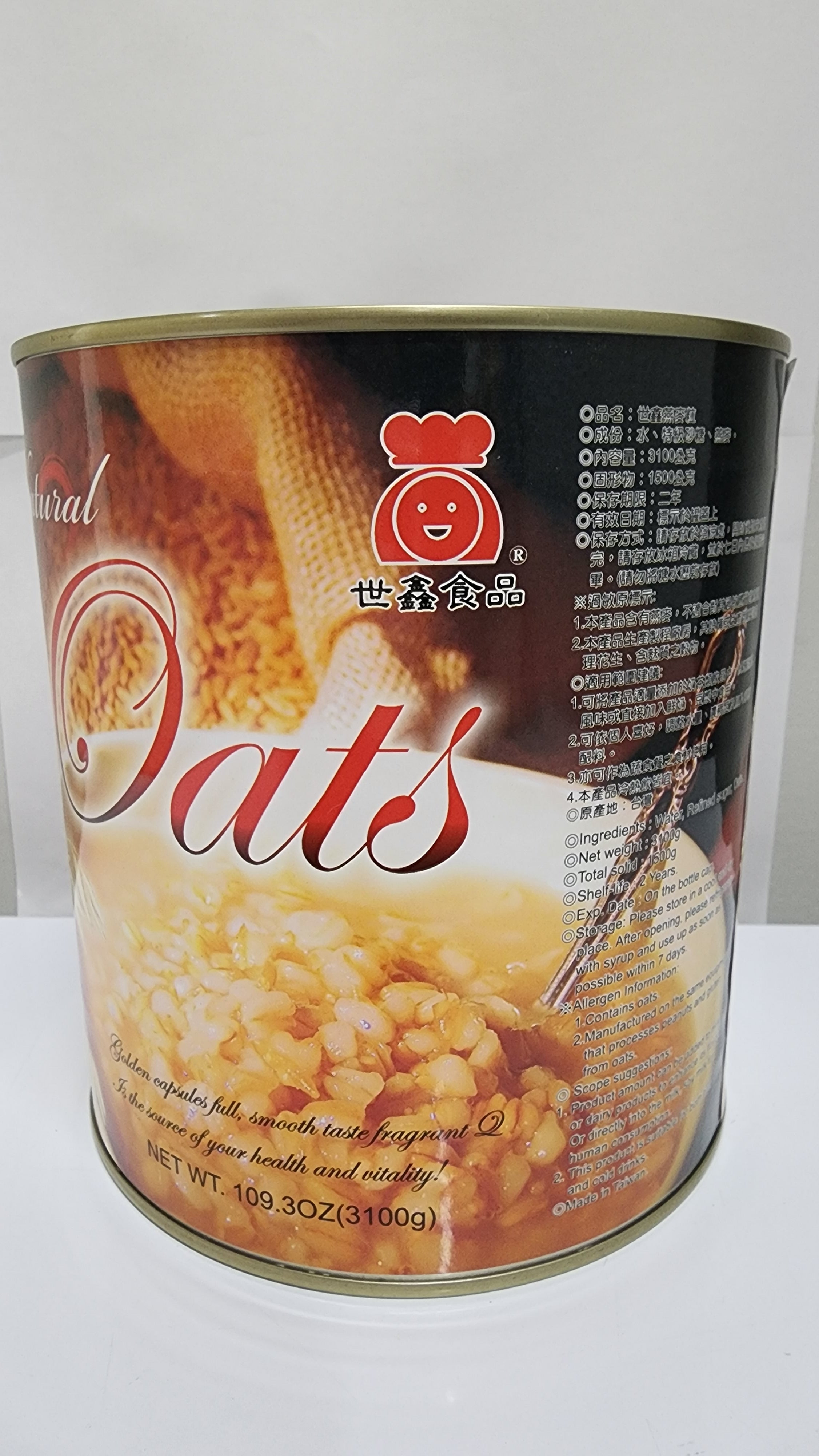 Oat Can 燕麥罐頭(3kg) | TastyEnterprises